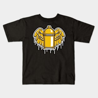 golden spray Kids T-Shirt